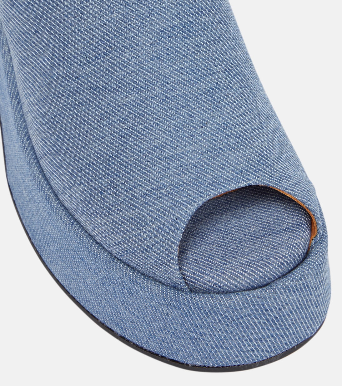 Platform denim mules | Ganni
