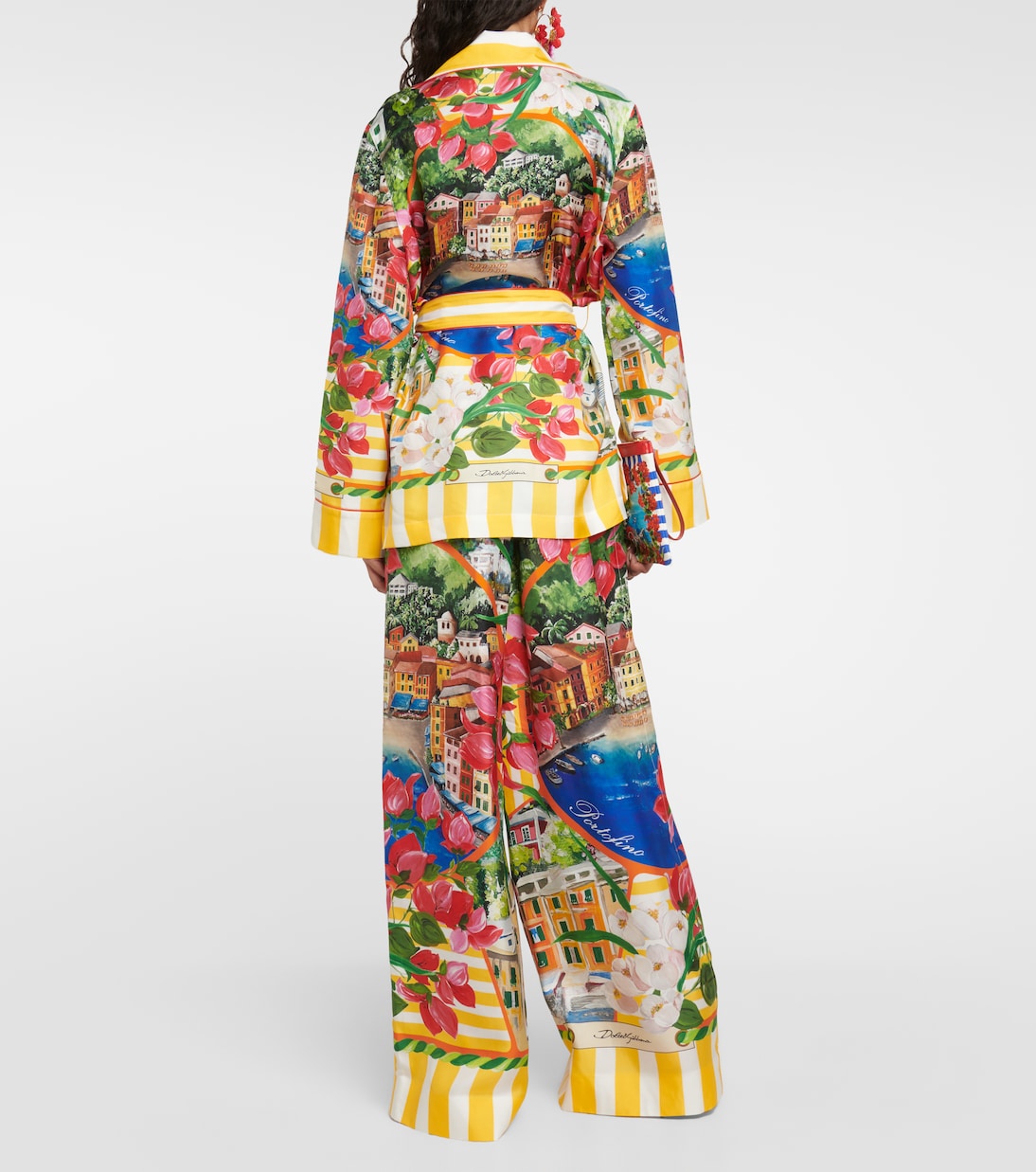 Chemise Portofino imprimée en soie | Dolce&Gabbana