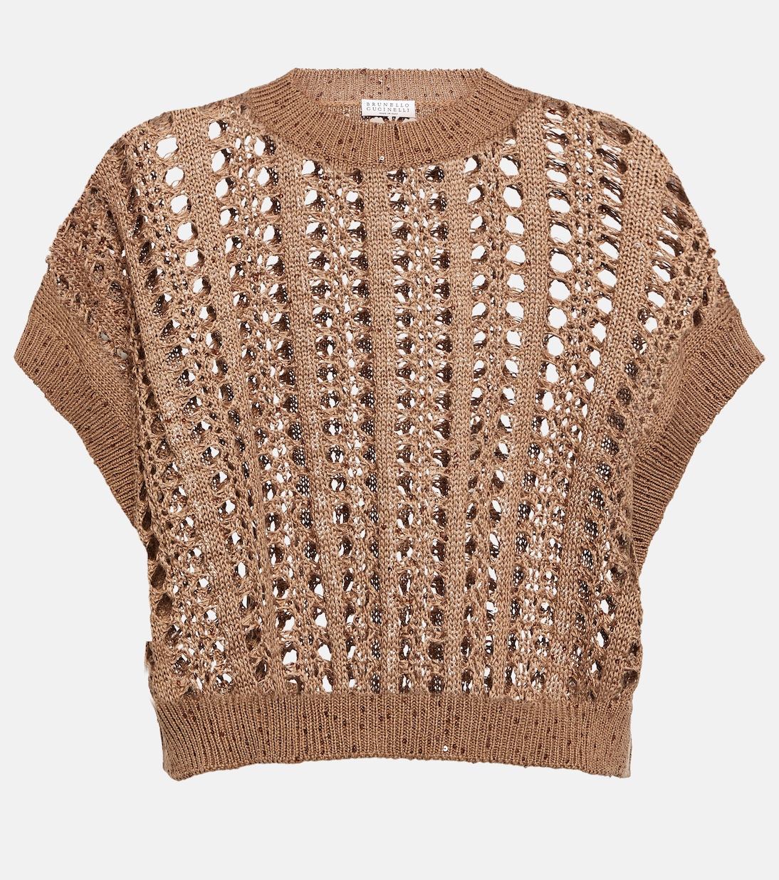 Top in cotone, lino e seta | Brunello Cucinelli
