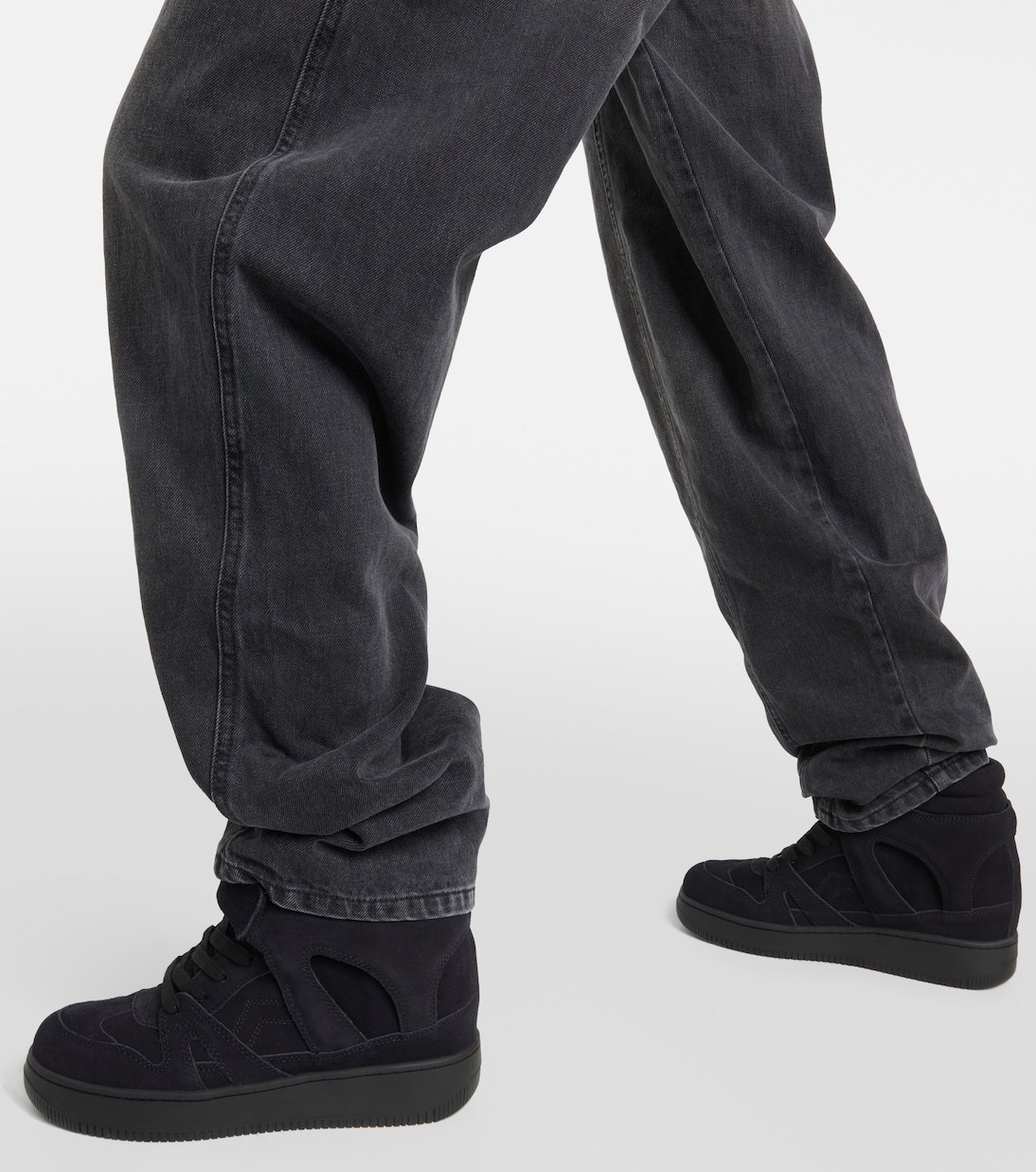 High-Top Sneakers Ellyn aus Veloursleder | Isabel Marant