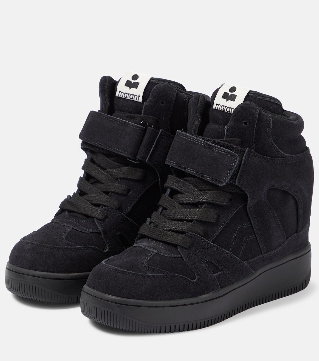 High-Top Sneakers Ellyn aus Veloursleder | Isabel Marant