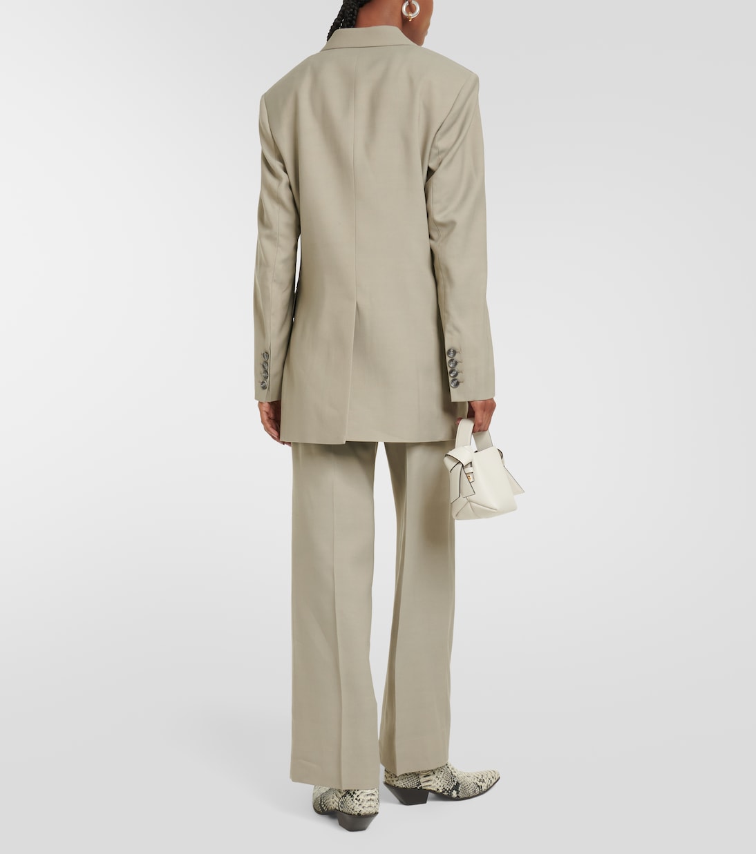 Blazer doppiopetto in misto lana | Acne Studios