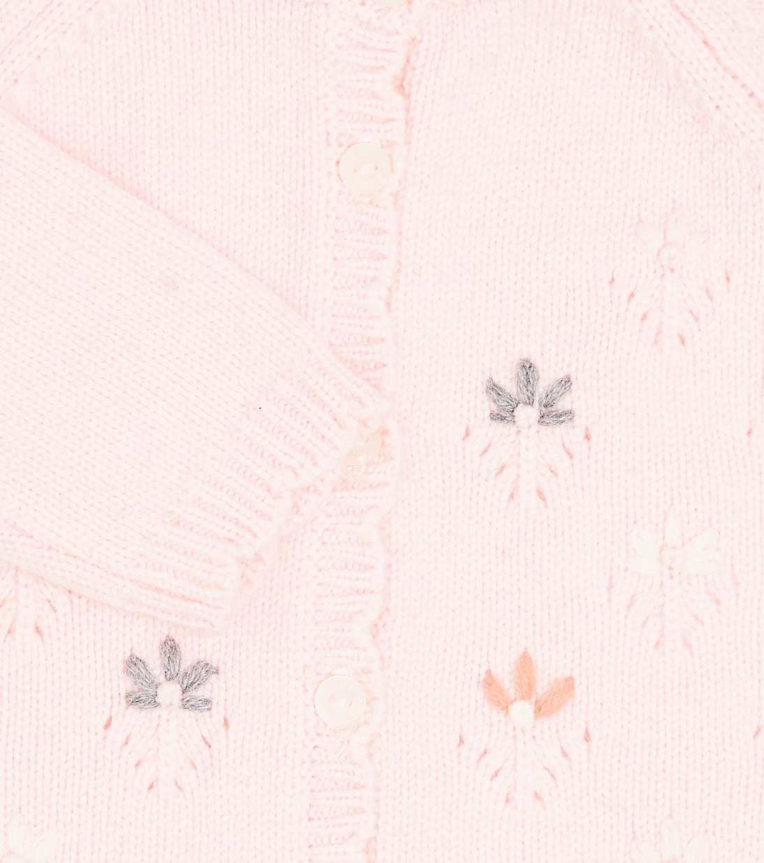 Baby - Cardigan in misto lana con ricamo | Tartine et Chocolat