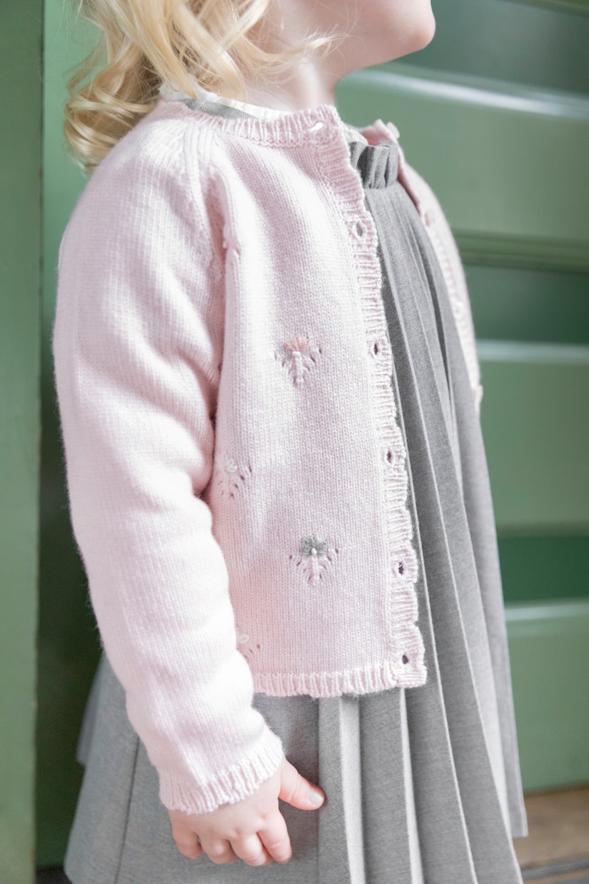 Baby - Cardigan in misto lana con ricamo | Tartine et Chocolat