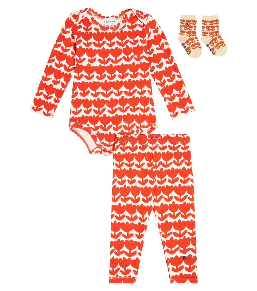 Bebé - set de body, leggings y calcetines | Bobo Choses