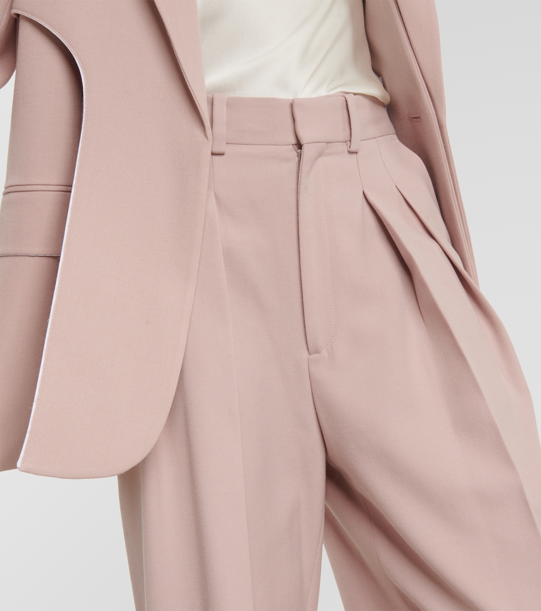 Weite High-Rise-Hose | Victoria Beckham