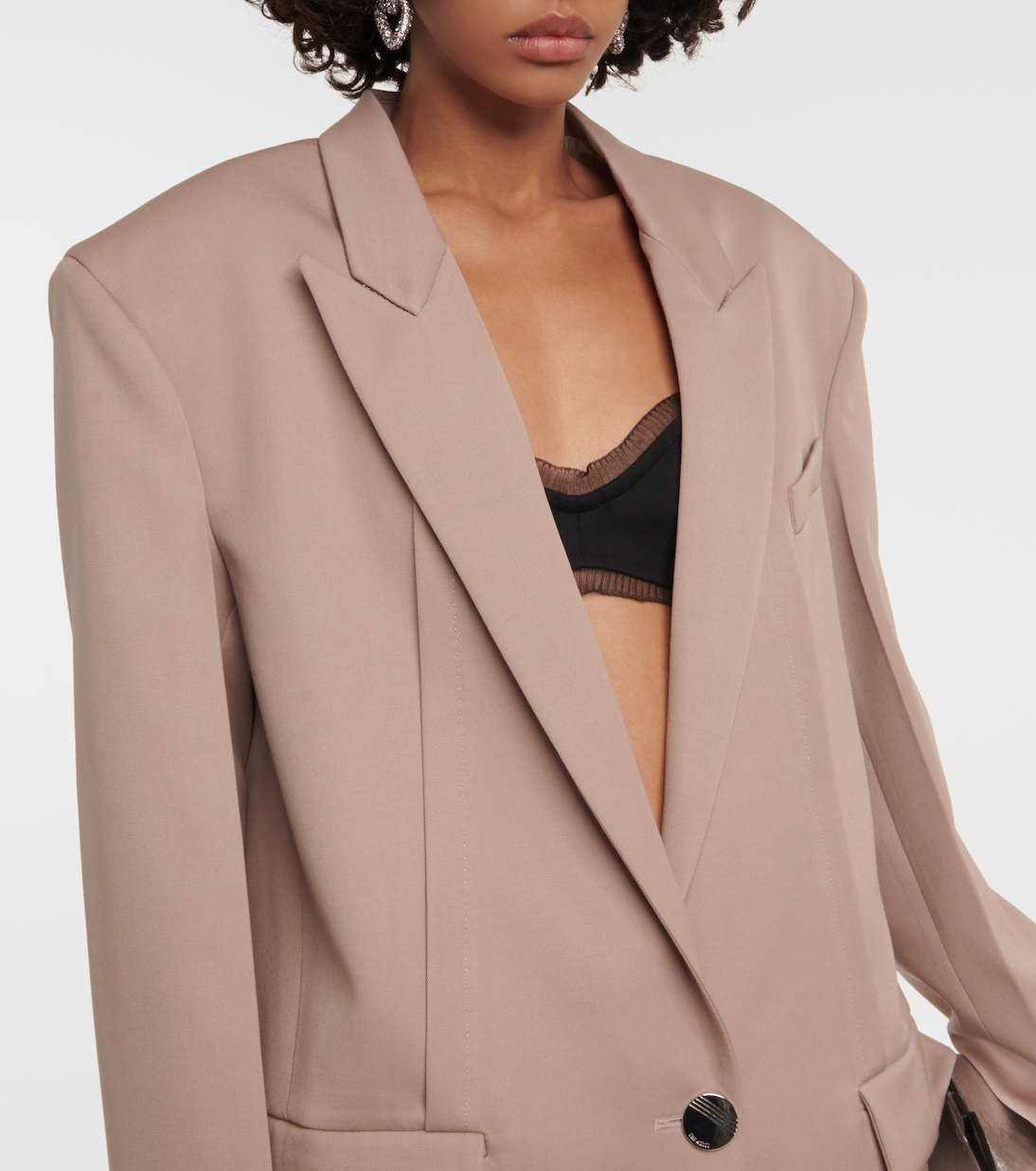 Blazer oversize en laine | The Attico