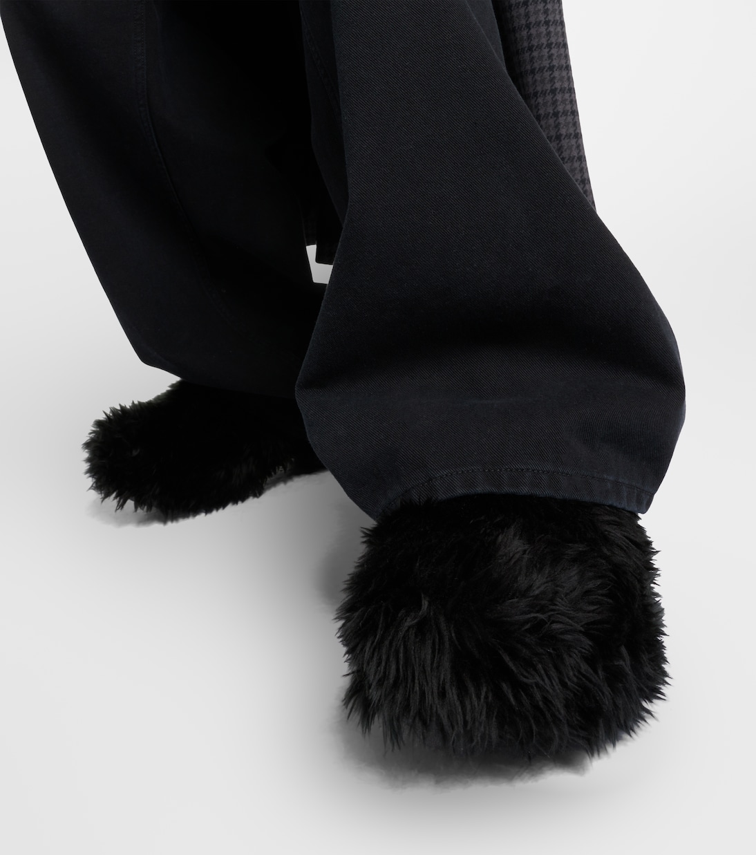 x Crocs – Mules en fourrure synthétique | Balenciaga