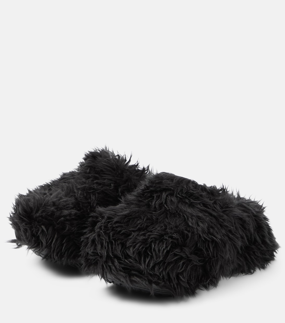 x Crocs – Mules en fourrure synthétique | Balenciaga