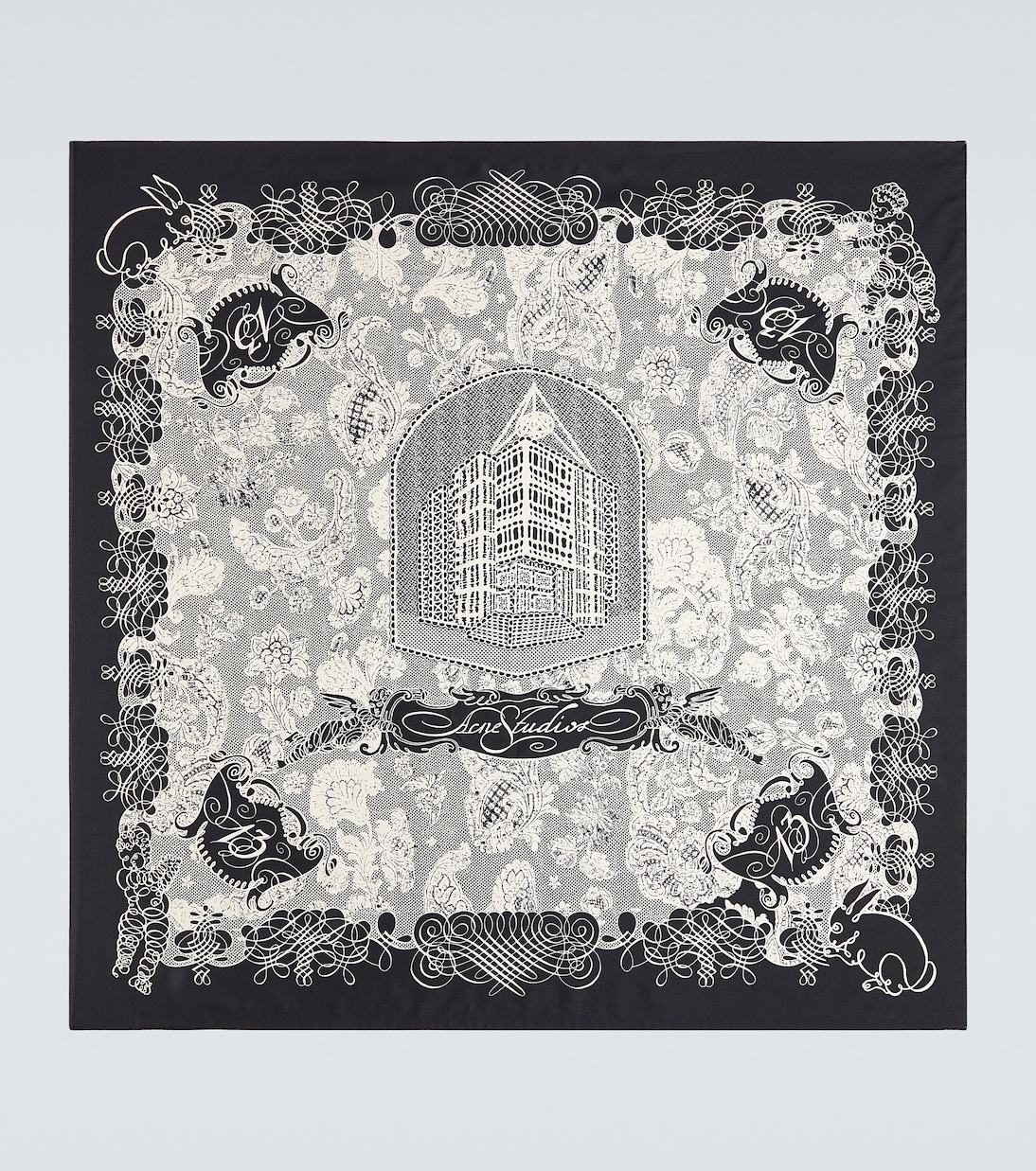 Printed silk scarf | Acne Studios