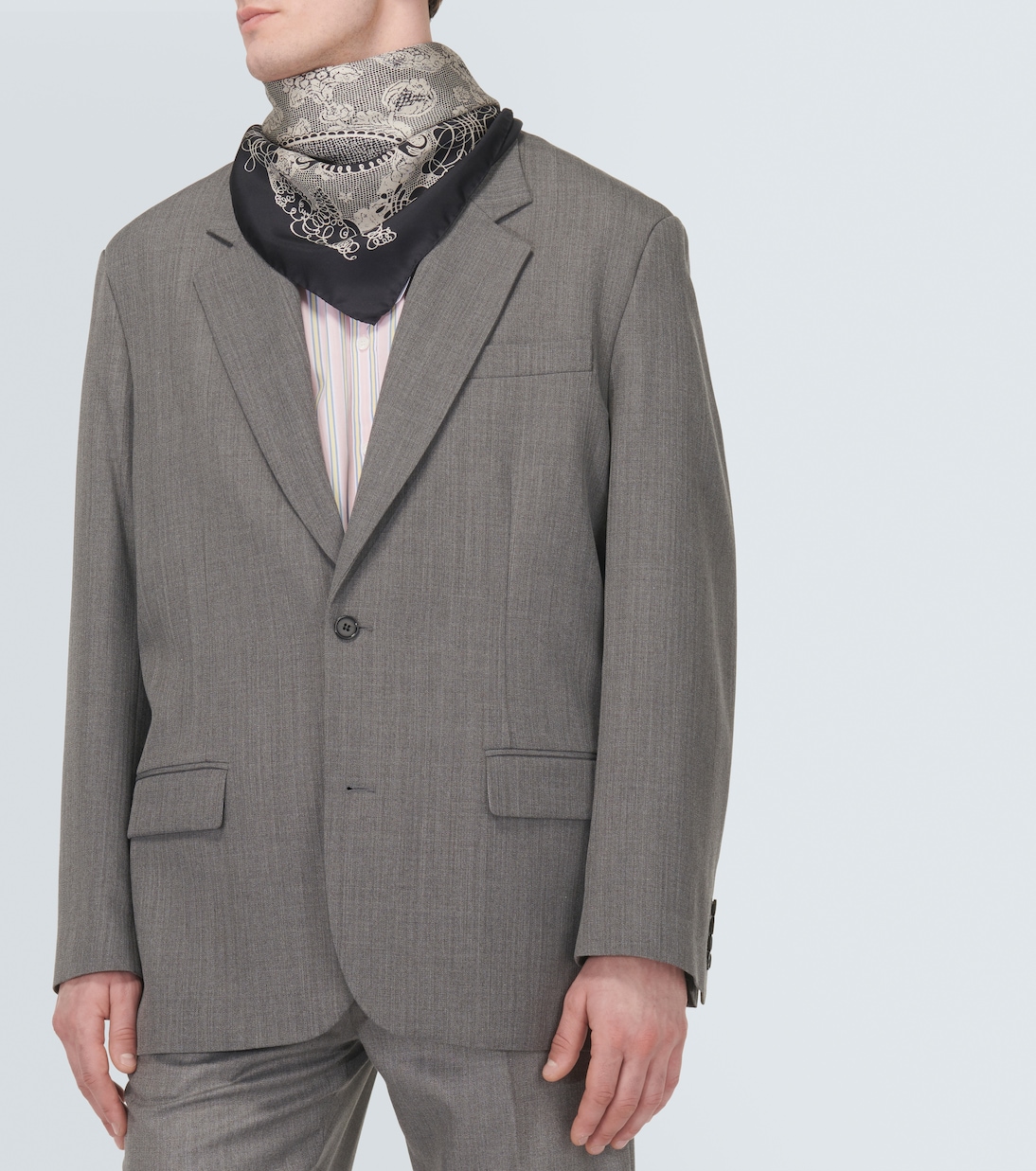 Printed silk scarf | Acne Studios