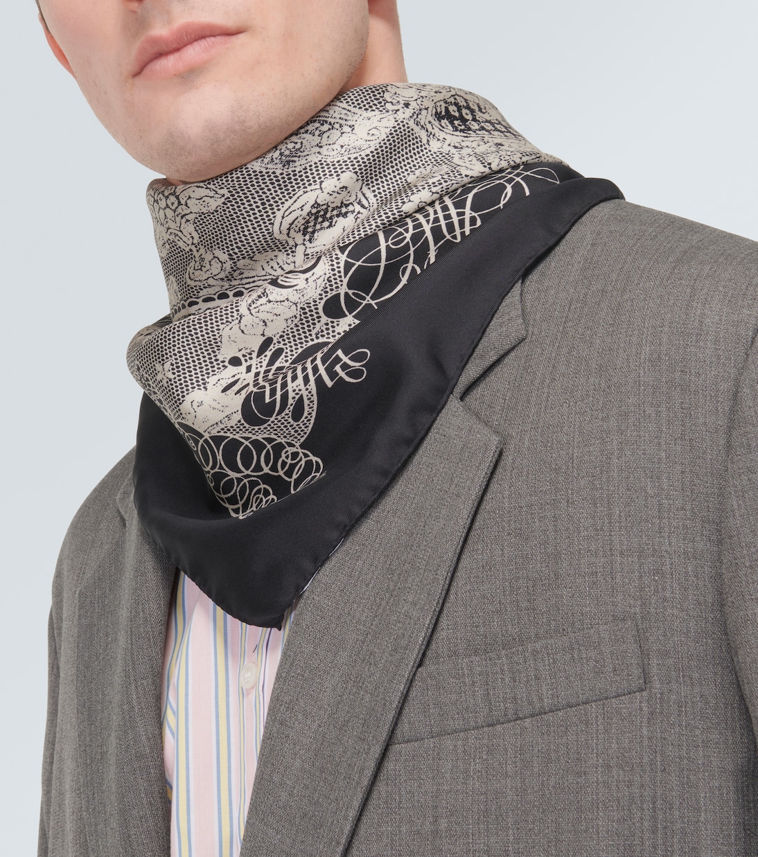 Printed silk scarf | Acne Studios