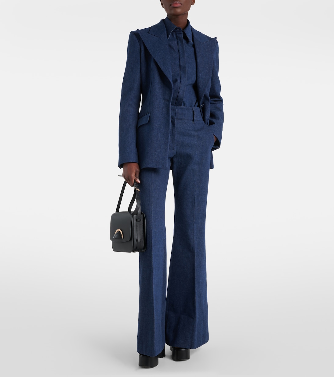 Blazer monopetto di jeans Leiva | Gabriela Hearst