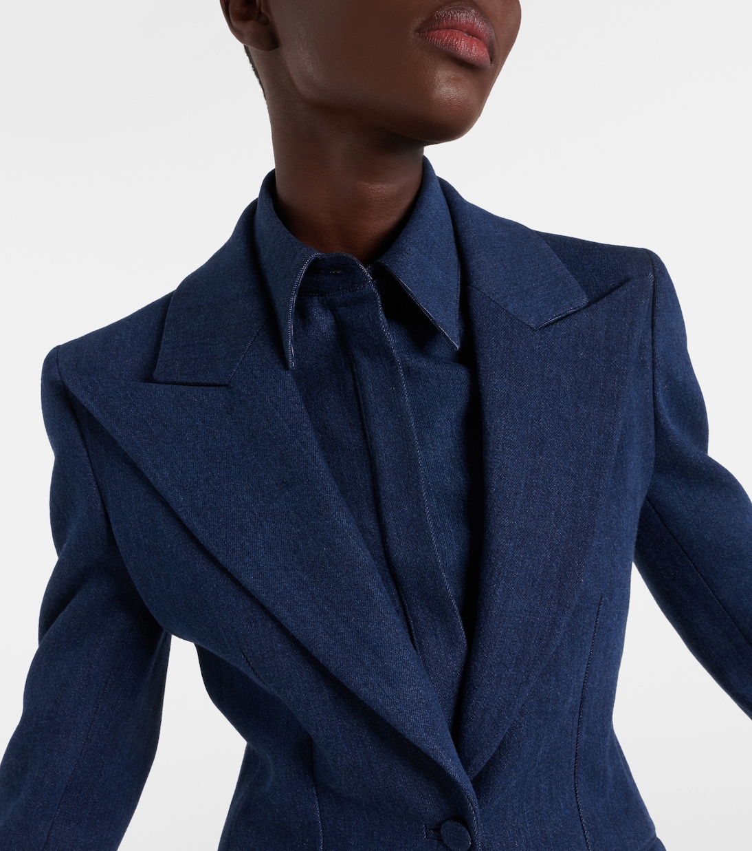 Blazer monopetto di jeans Leiva | Gabriela Hearst