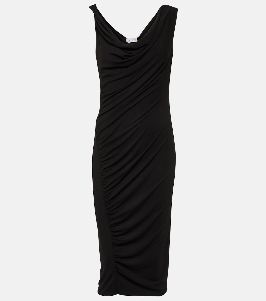 Vestido midi Fifi de jersey | Velvet