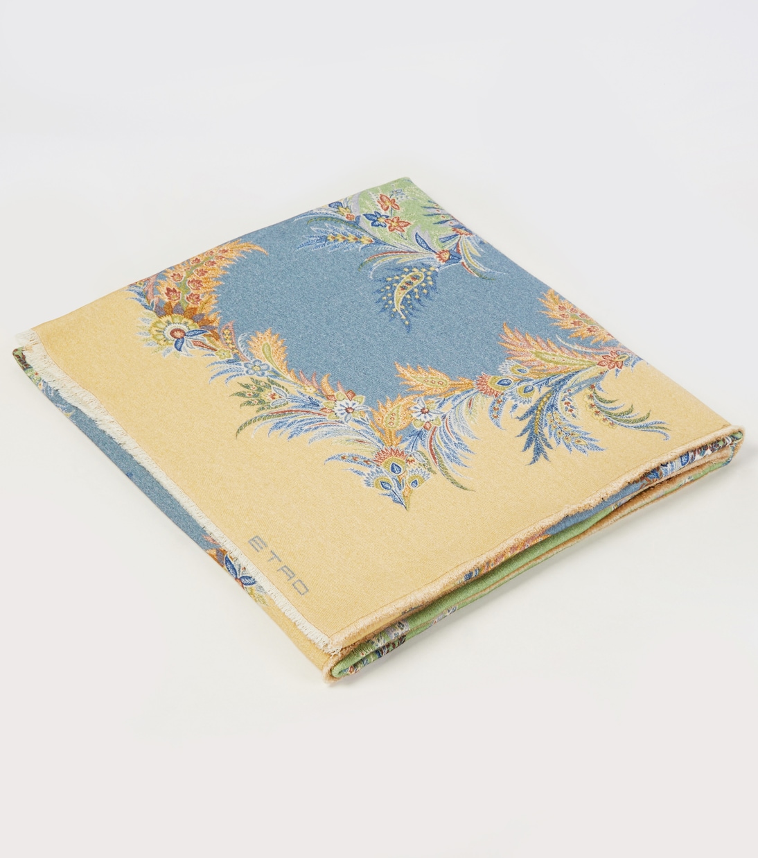 Printed wool twill blanket | Etro