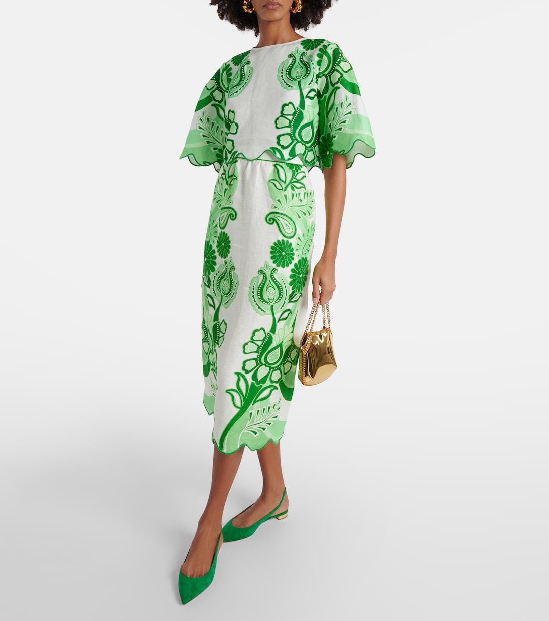Purist suede slingback flats | Aquazzura