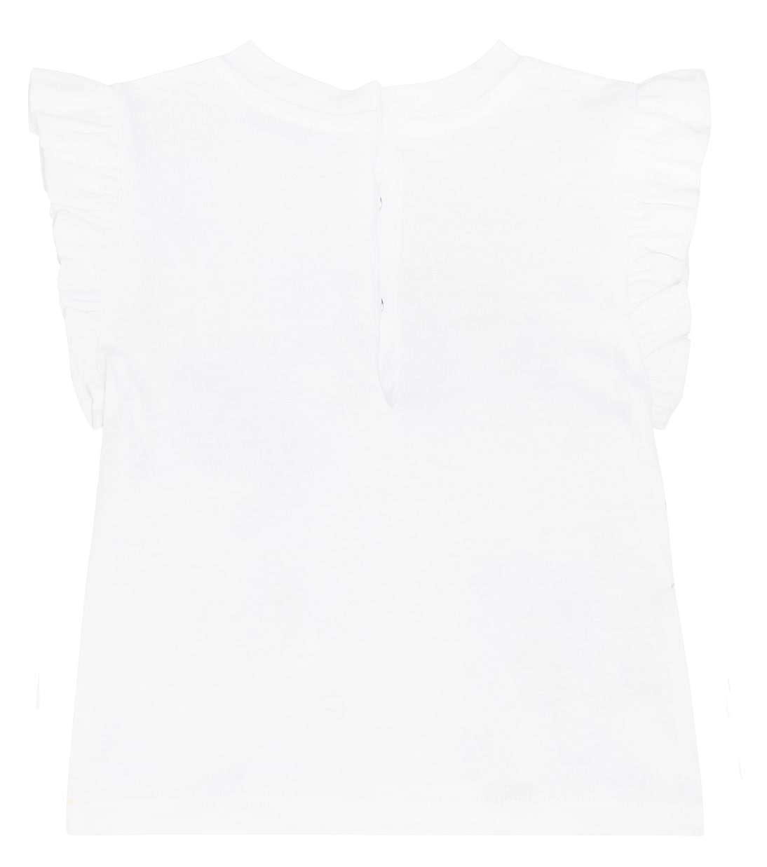 Bébé – T-shirt DG en coton à fleurs | Dolce&Gabbana Kids