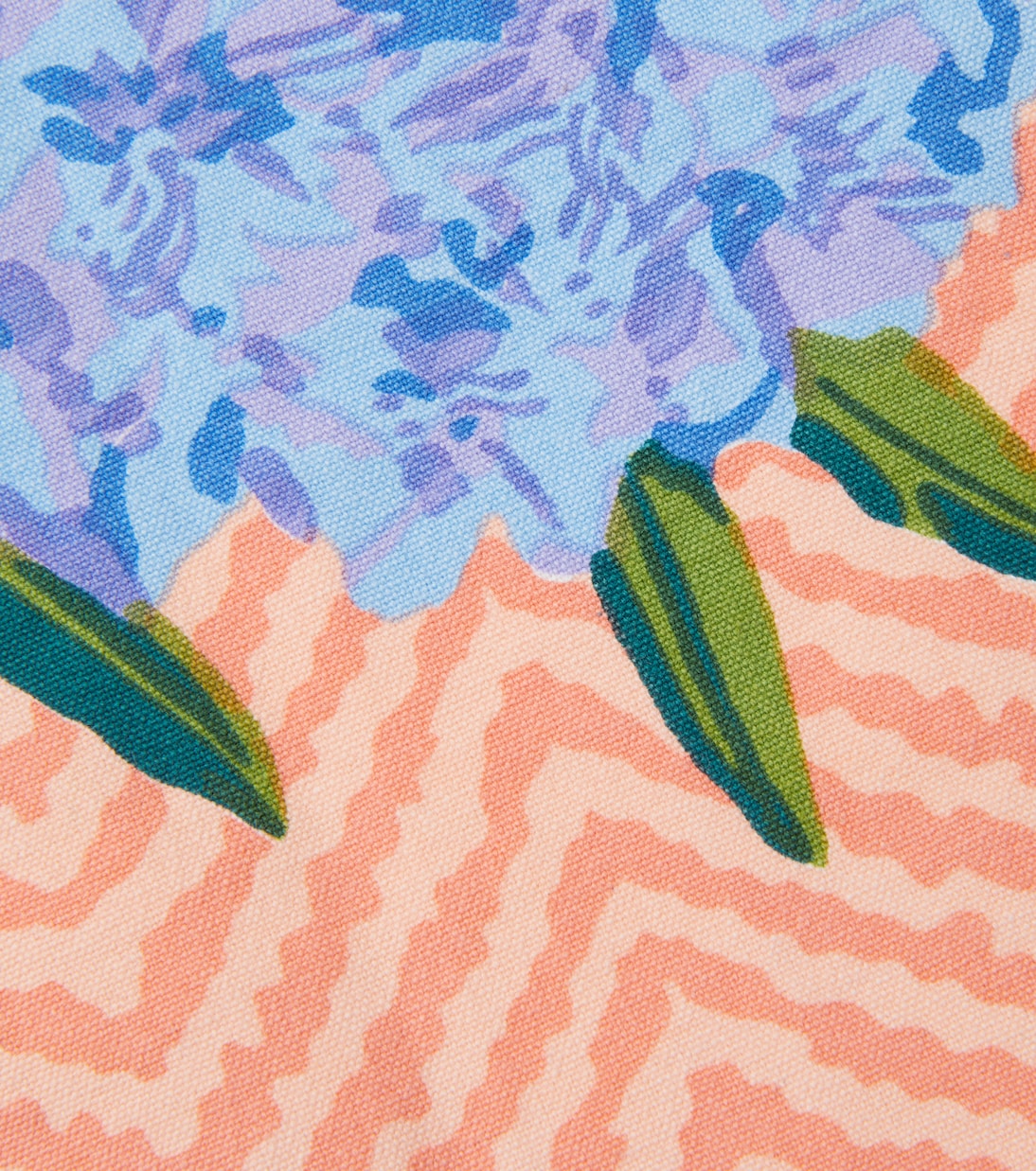 Oleander cotton table runner | Lisa Corti