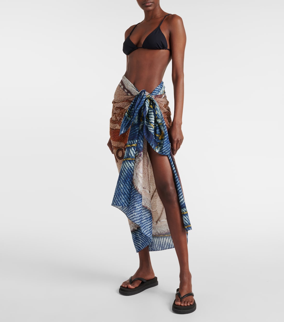 Pareo in cotone con stampa | Acne Studios
