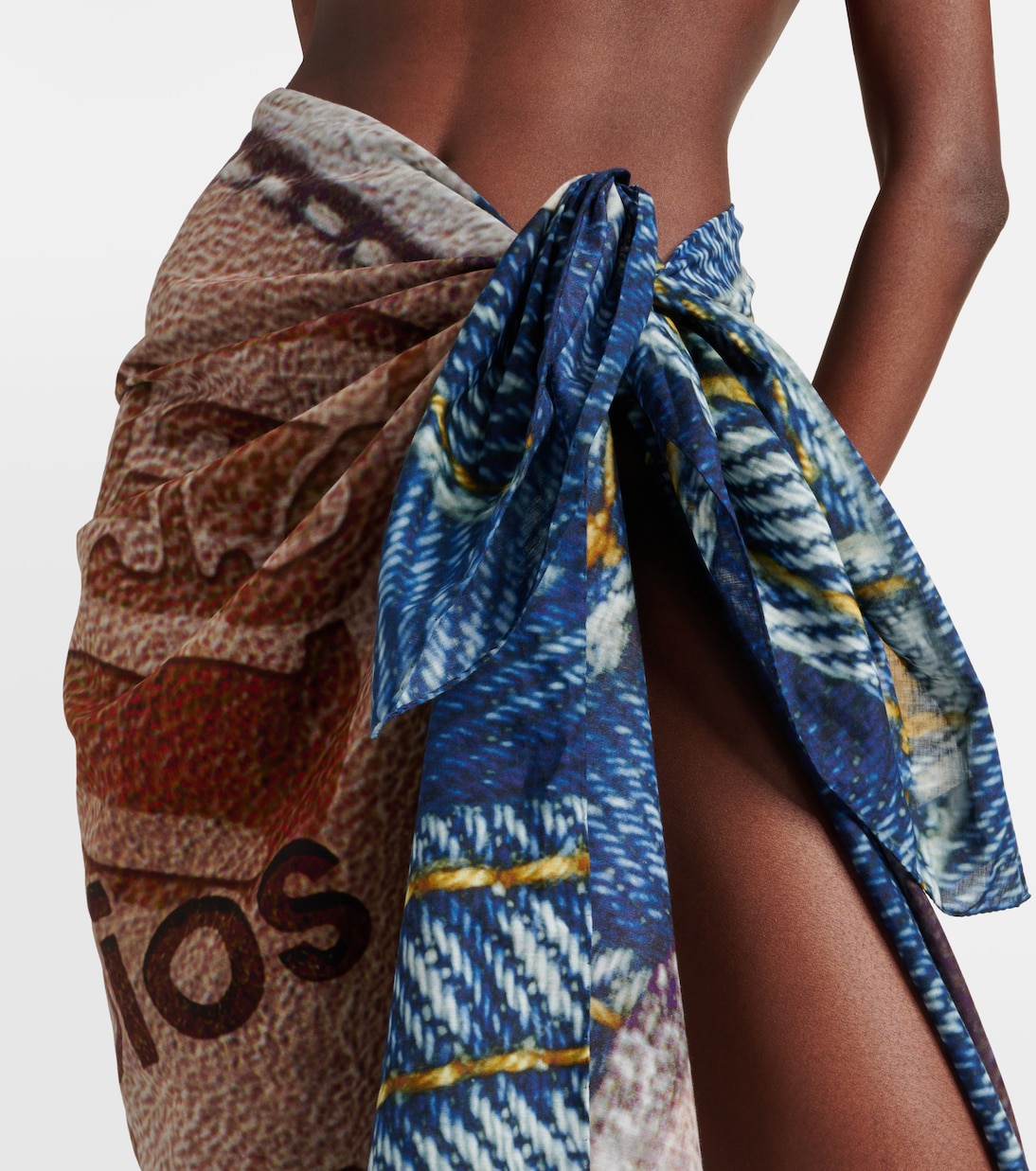 Pareo in cotone con stampa | Acne Studios