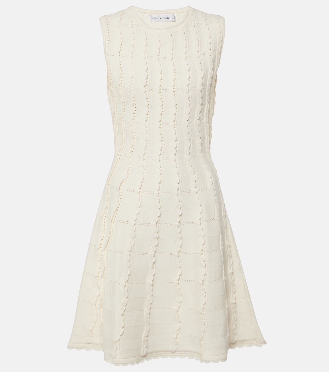 Vestido corto de punto | Oscar de la Renta