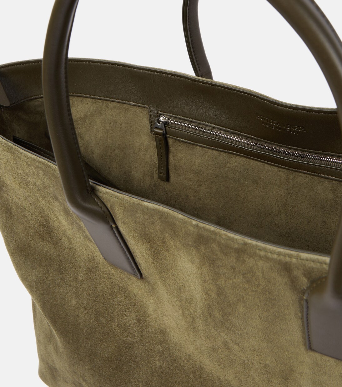 Borsa Cabat Large in suede | Bottega Veneta