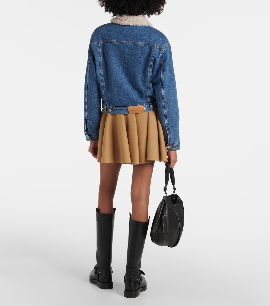 Chaqueta de denim con ribete de teddy | 7 For All Mankind