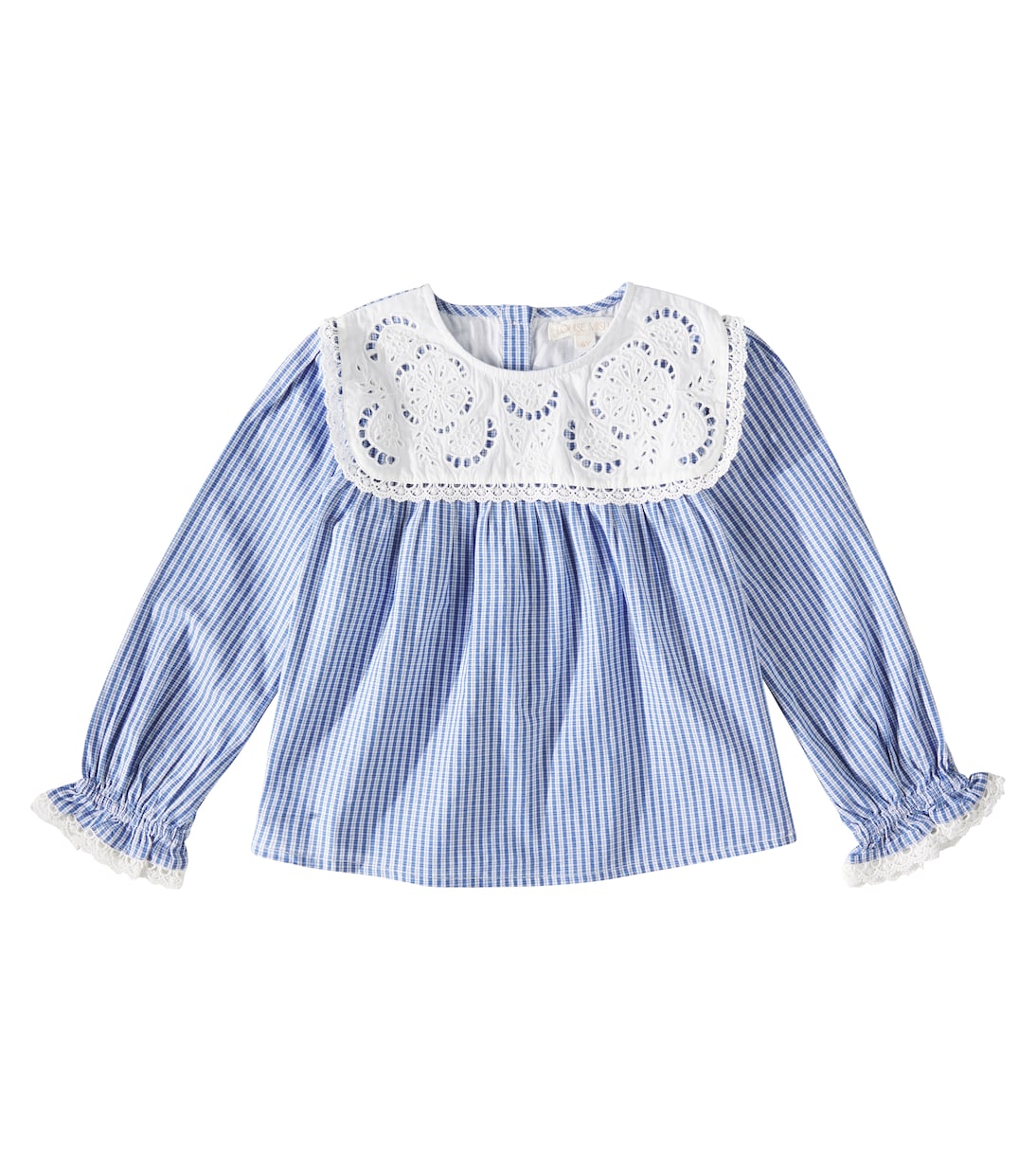 Top Henriette in cotone con pizzo | Louise Misha