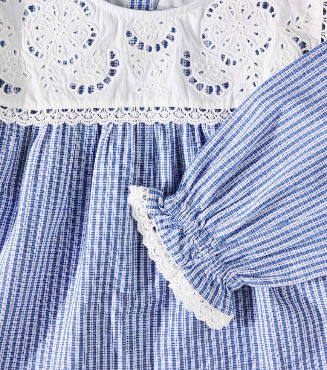 Top Henriette in cotone con pizzo | Louise Misha