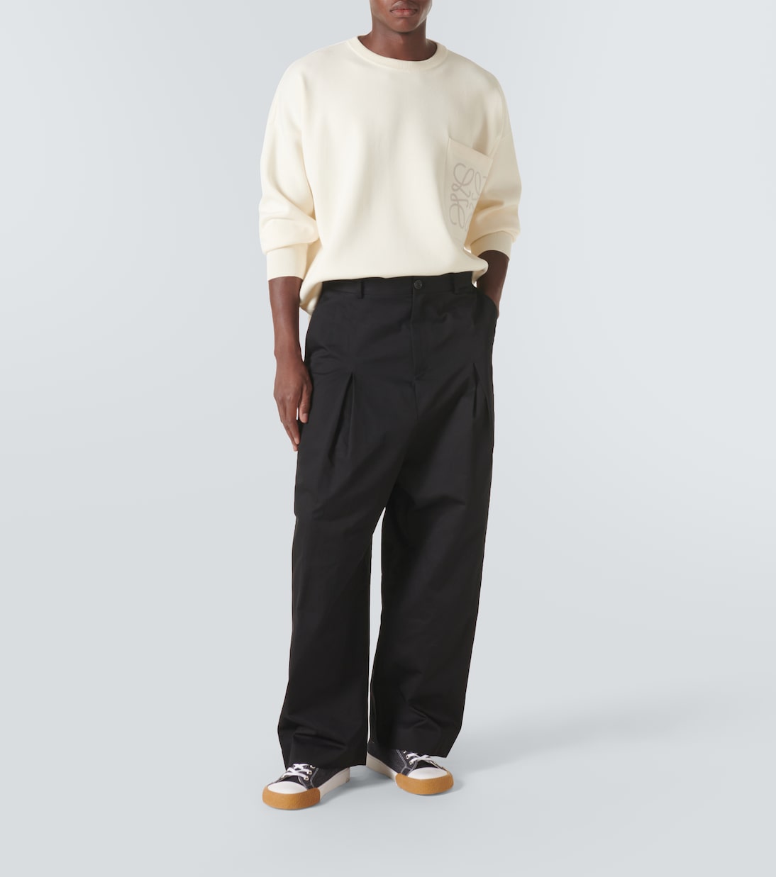 Felpa Anagram in misto cotone | Loewe