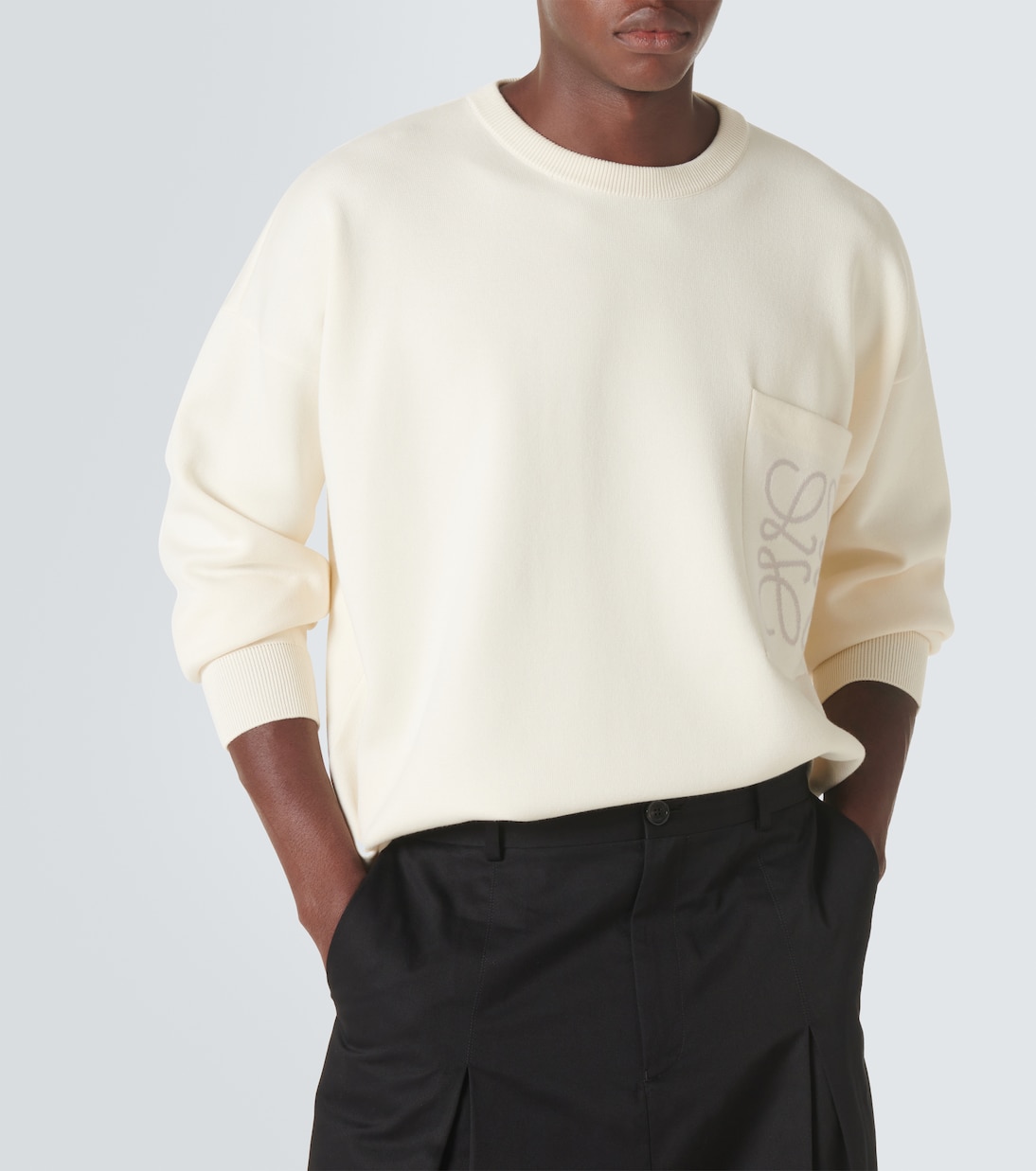 Felpa Anagram in misto cotone | Loewe