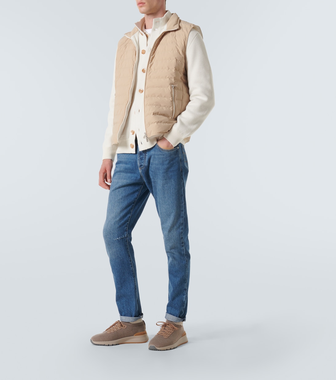 Knit sneakers | Brunello Cucinelli