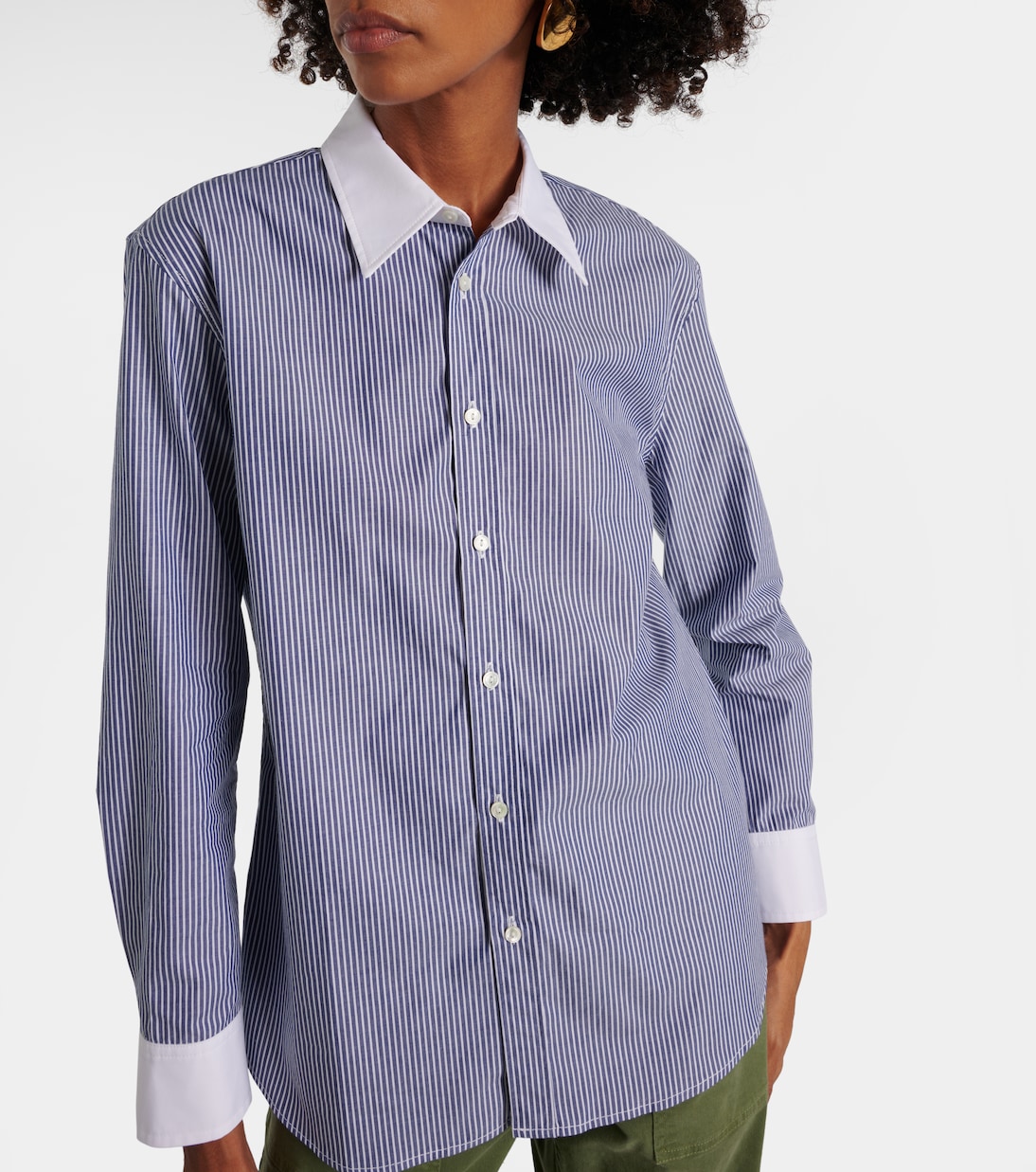 Chemise Raphael rayée en coton | Nili Lotan