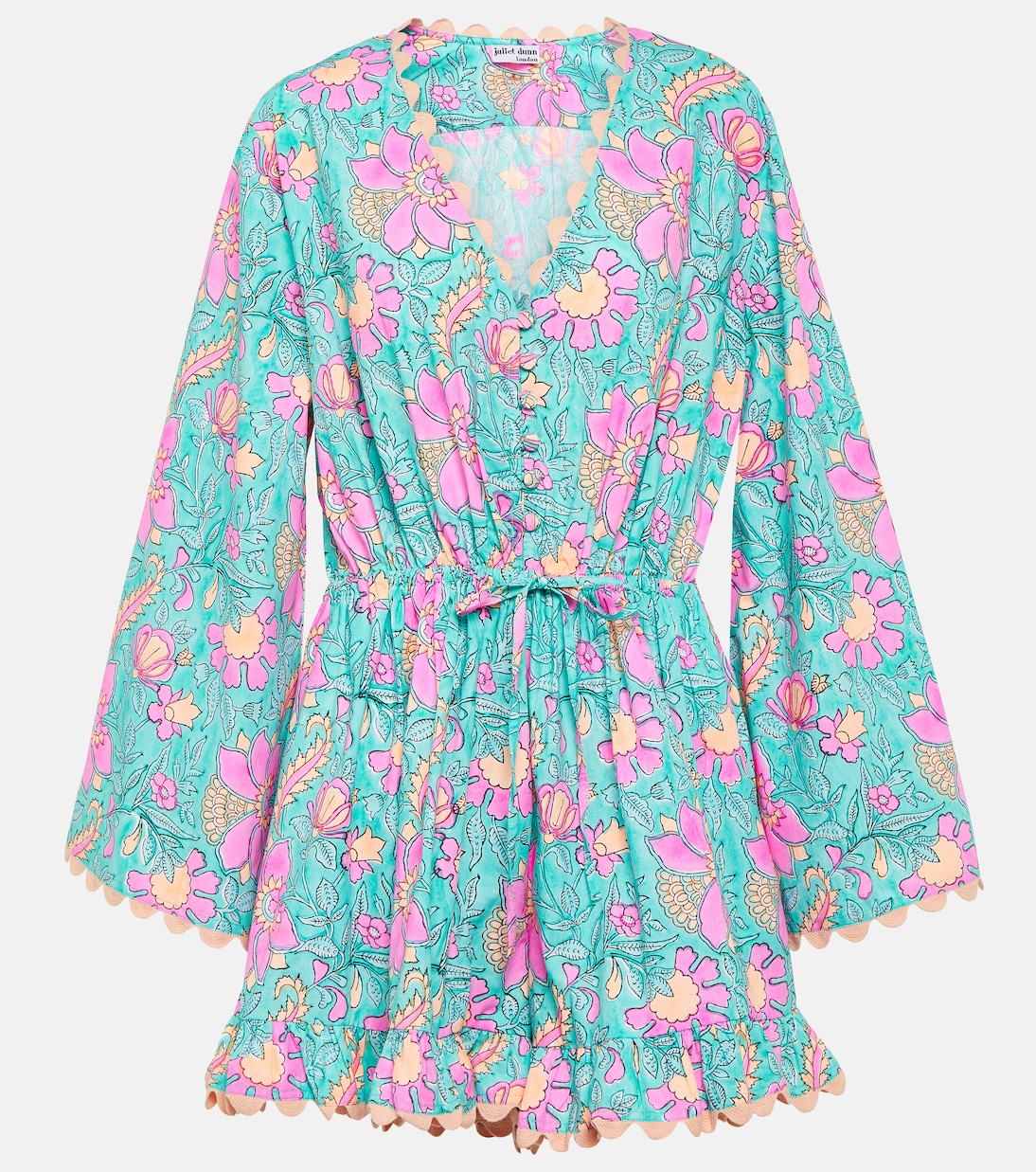 Body de popelín de algodón colorblock | Juliet Dunn