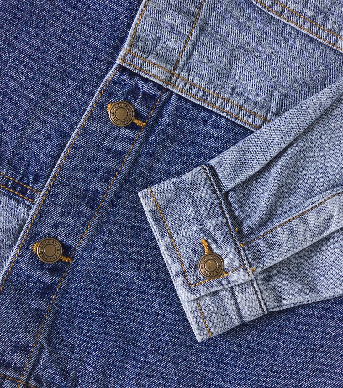 Camicia di jeans patchwork | Rylee + Cru