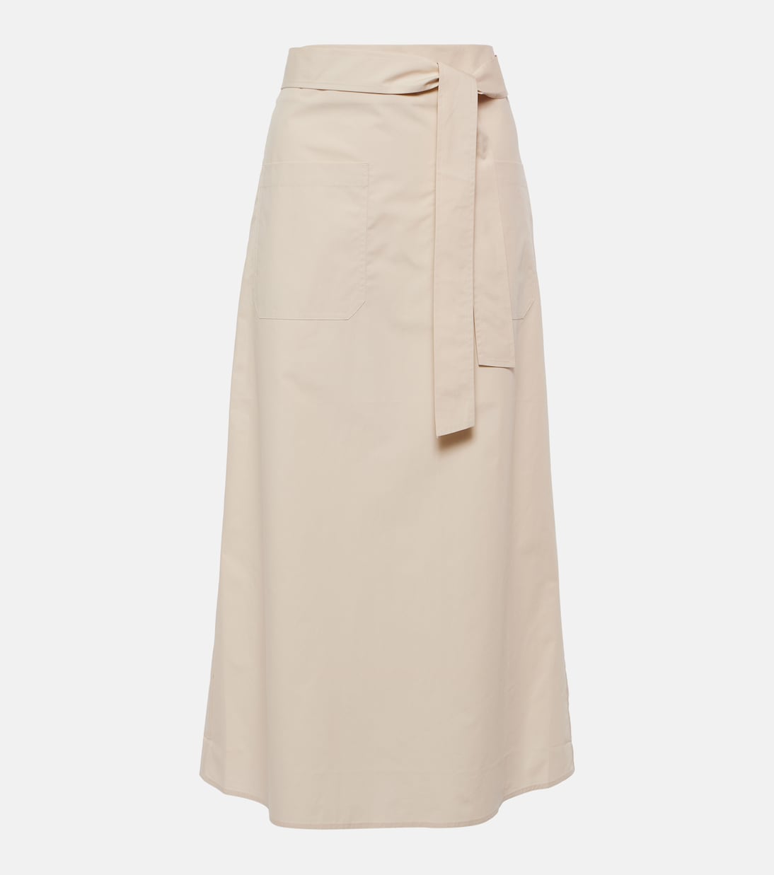 Jupe midi en coton | Toteme