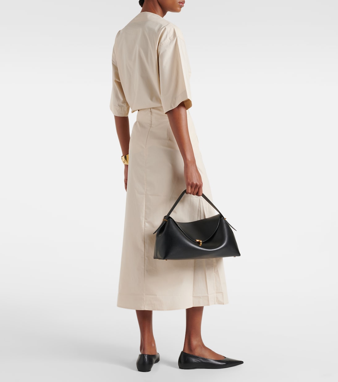 Jupe midi en coton | Toteme