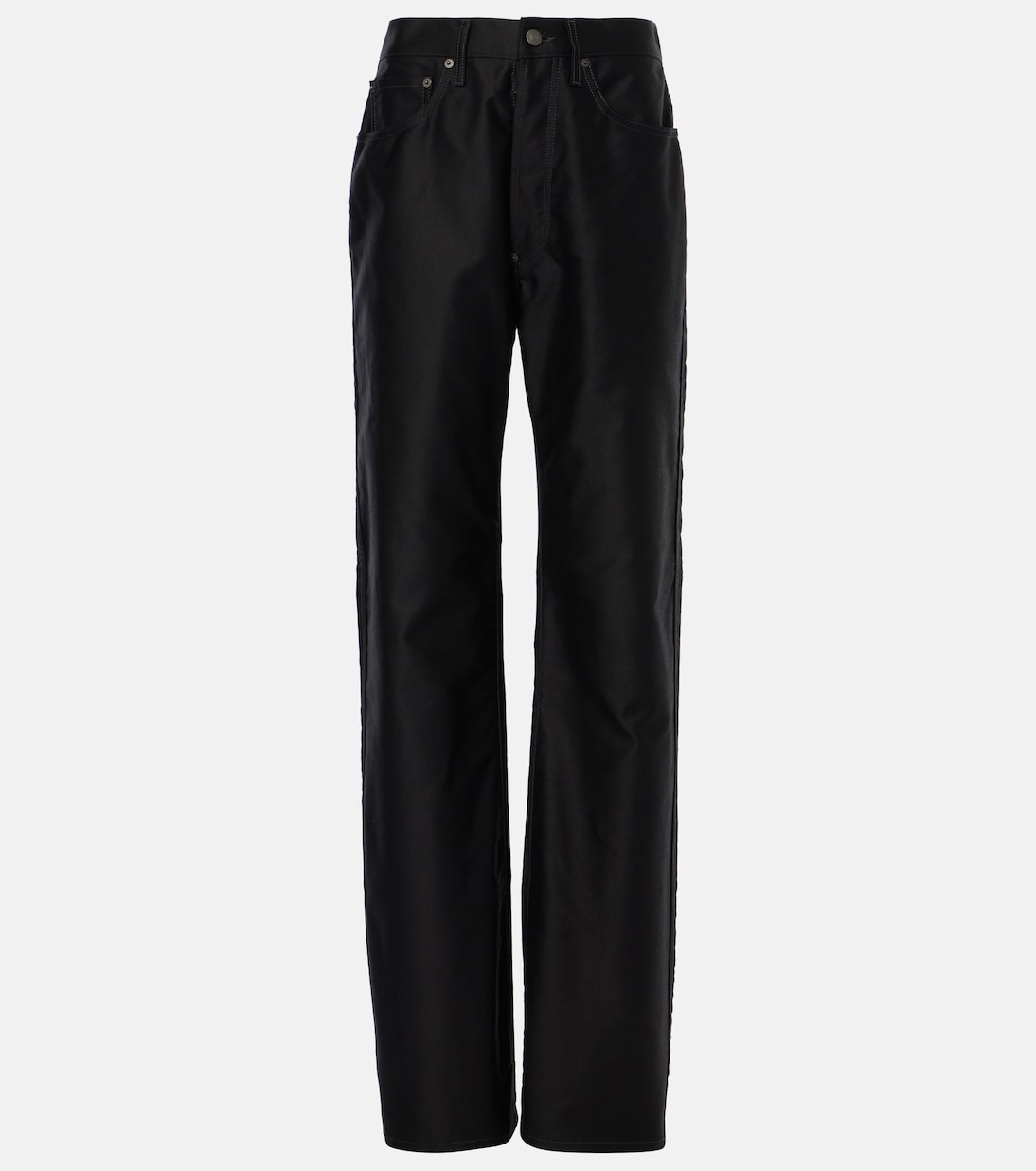 Jeans a gamba larga a vita alta | Maison Margiela