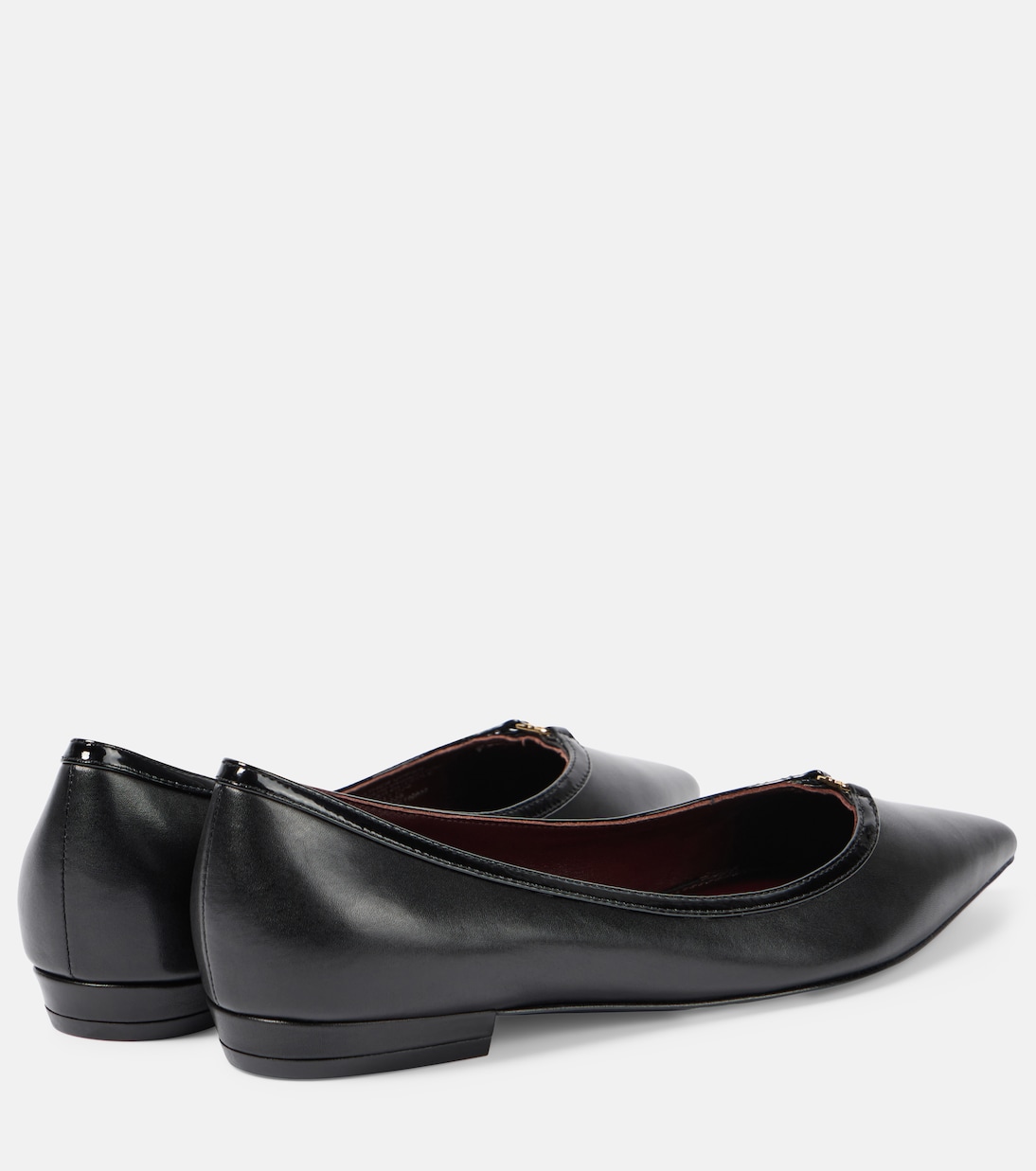 Double T leather ballet flats | Tory Burch