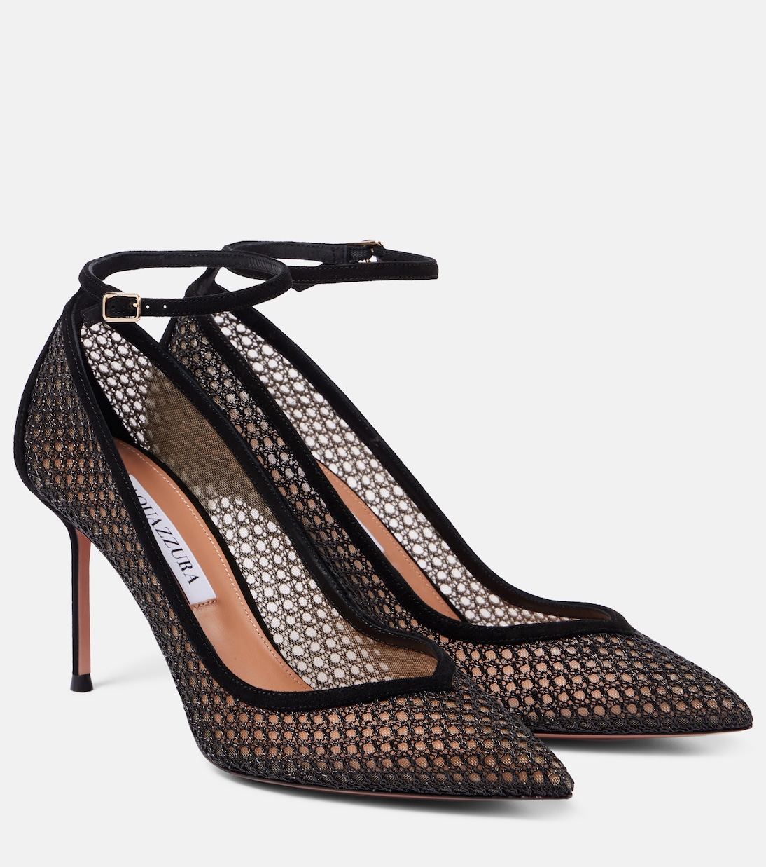 Salones Asha 85 de malla con ante | Aquazzura