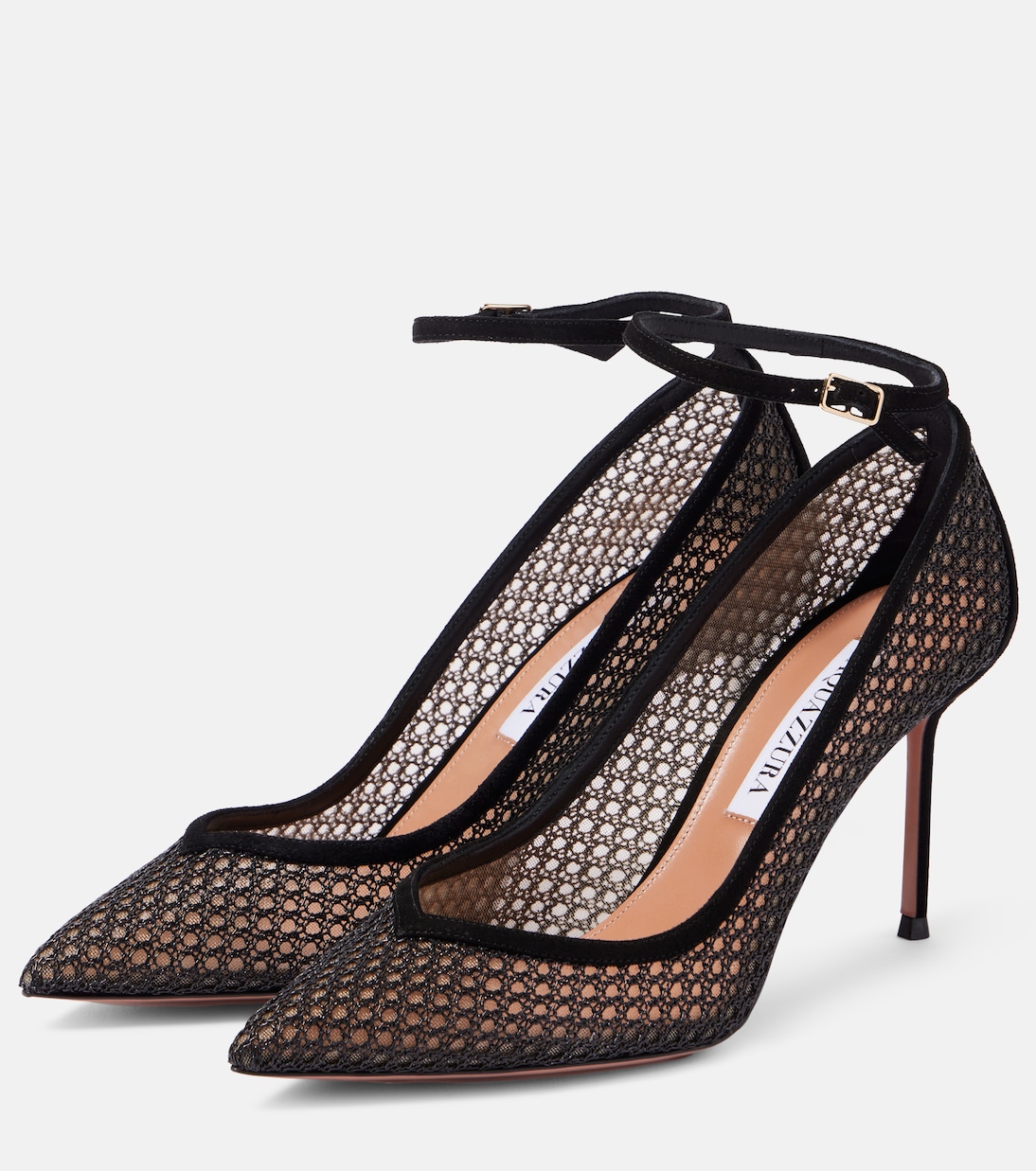 Salones Asha 85 de malla con ante | Aquazzura