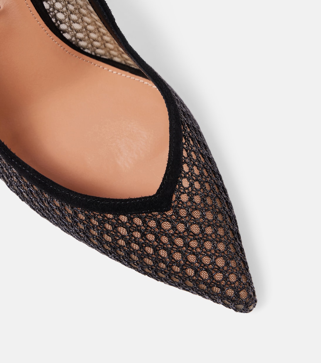 Salones Asha 85 de malla con ante | Aquazzura