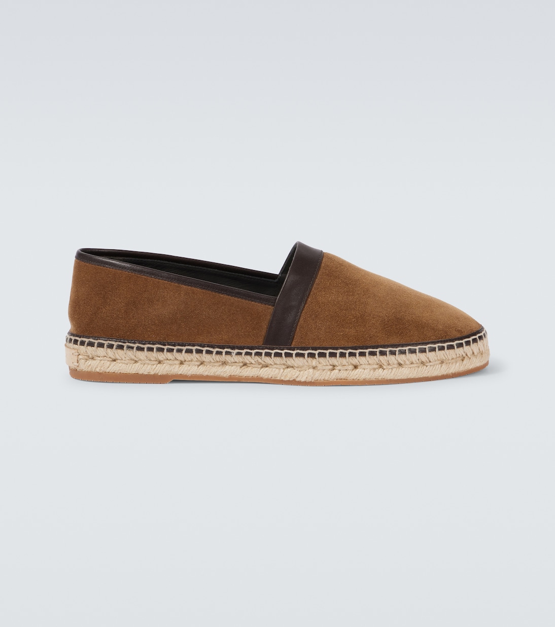 Nerano leather-trimmed suede espadrilles | Manolo Blahnik