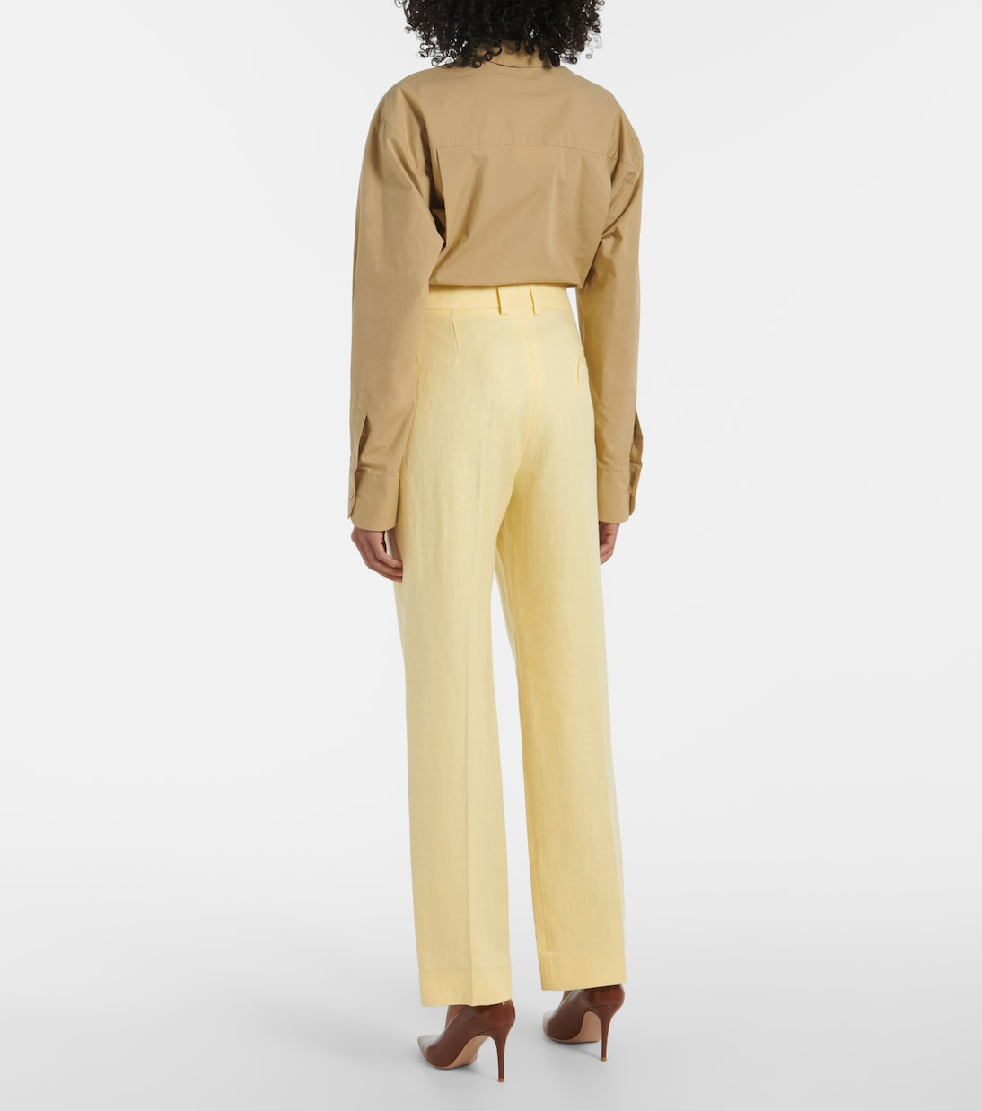 Pantalon droit Clarity Fox en lin | Blazé Milano