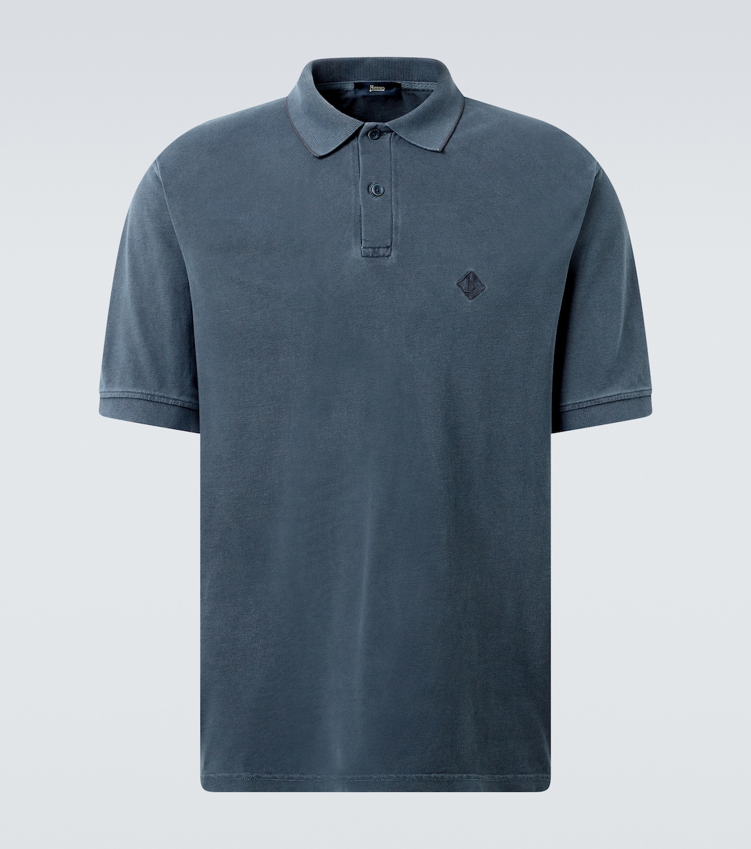 Polo en piqué de algodón con logo | Herno