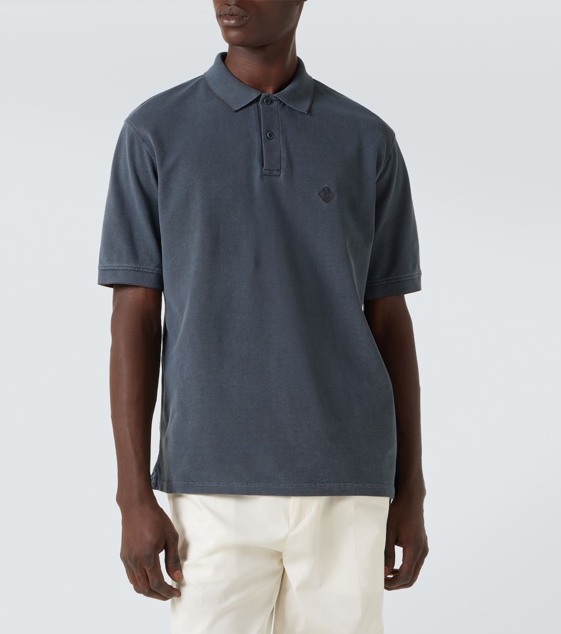 Polo en piqué de algodón con logo | Herno