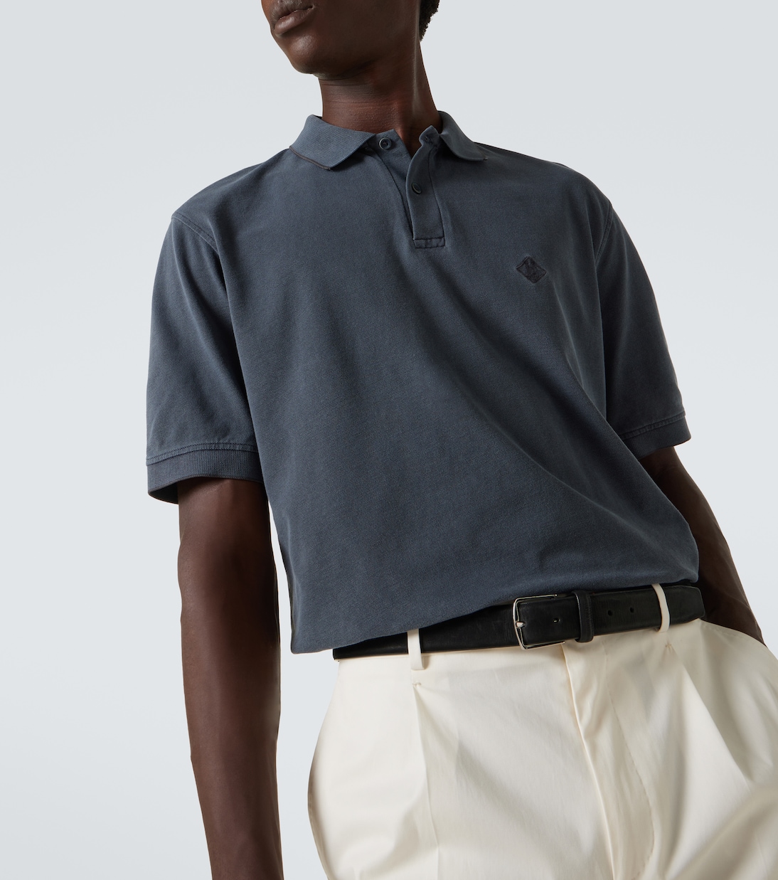 Polo en piqué de algodón con logo | Herno