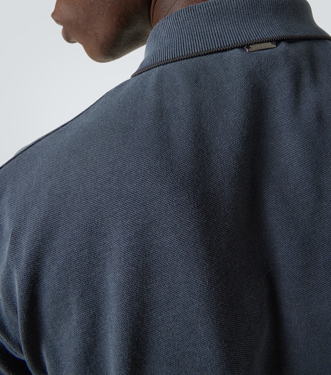 Polo en piqué de algodón con logo | Herno