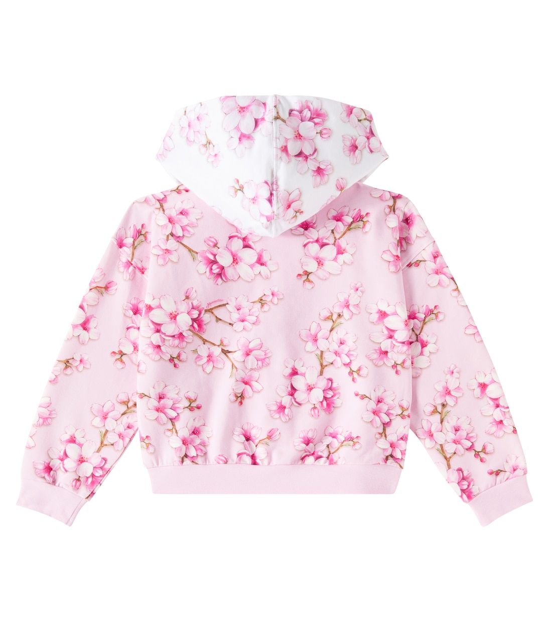 Felpa in misto cotone con zip | Monnalisa